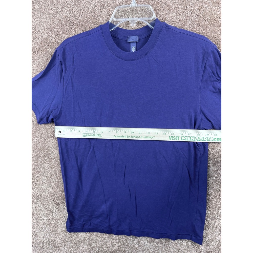 SKIMS Mens Cotton Modal Short Sleeve Crewneck T-Shirt Purple Small - Picture 4 of 6